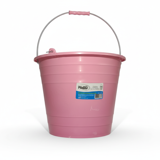 Cubeta Rosa Platino con Etiqueta