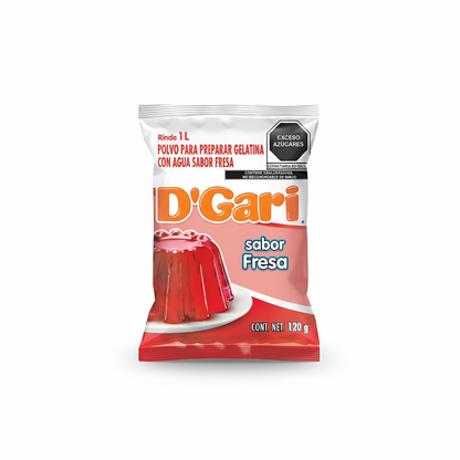 Gelatina D'Gari Sabor Fresa 120 g